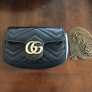 Gucci GG Marmont Matelasse Leather Super Mini Bag